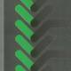 001381 Composition Green Lines