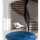 Louis de Poortere Structures Baobab vloerkleed, kleur: Suarez Blue 9250