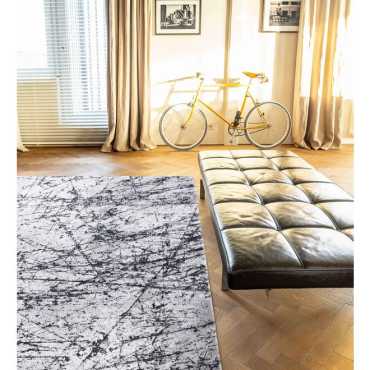 Louis de Poortere Mad Men Stellar vloerkleed , kleur: Cosmic White 9215